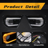 Front Bumper DRL with Turn Signal for Ford Ranger Car Interior Accessory MAGIC COLORM