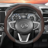 Perforated Leather Wheel Cover for Perodua Myvi