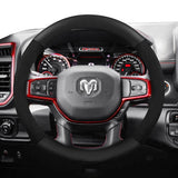 Suede Carbon Fiber Wheel Cover for Ram 1500 2500 3500