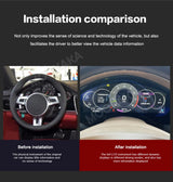 Digital LCD Instrument Cluster Display for Porsche Panamera 2010–2016 Android Head Unit Aotsr