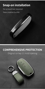 Leather Car Key Case Cover for Audi A1 A3 8V A4 B8 B9 A5 A6 C7 A7 A8 Q3 Q5 Q7 S4 S6 S7 S8 R8 TT