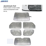 Aluminum Window Sunshade Kit for Suzuki Jimny 07-17 Car Interior Accessory HEBE