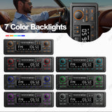 Retro Style 1Din MP3 Radio Bluetooth 5.1 EQ Fast Charge