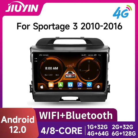 9-Inch Android Multimedia Head Unit for Kia Sportage 2010–2016 Android Head Unit JIUYIN