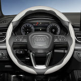 Audi Carbon Fiber Steering Wheel Cover for D-Shape