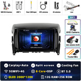 2K QLED Android Head Unit for Mitsubishi Eclipse Cross