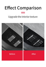 Chrome Window Button Trim for Tesla Model 3 Interior Car Interior Accessory GMUNI