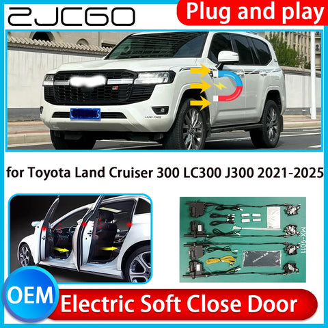 Automatic Electric Soft Close Door Kit for Toyota LC300 2021–2025 Car Interior Accessory ZJCGO Default Title