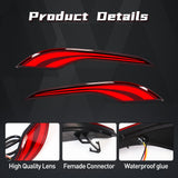 LED Rear Reflector Lights for Chevy Malibu XL 2019-2023 LED Ambient Light MAGIC COLORM