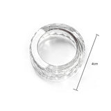 Crystal Volume Knob Cover for Volvo S60 V60 XC60 2020+ Car Interior Accessory LINGLUYANG