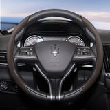 Quick Release Leather Wheel Cover for Maserati Models