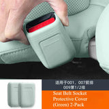 For Zeekr 007 001x Seat Belt Socket Protection Cover Scratch Resistant Silicone Cover Automotive Accessories
