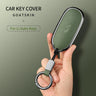 Metal and Leather Car Key Case Cover for Li Auto L7 L8 L9 Max Leading Ideal Li Auto 2023 2024
