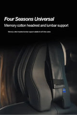 Leather Headrest Neck Pillow for Volvo XC90 XC60 Car Interior Accessory LINGLUYANG