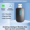 Dual Interface Wireless CarPlay and Android Auto USB Adapter