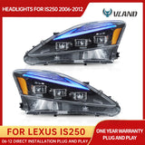 Matrix Headlights Blue DRL for Lexus IS250 IS350 Car Interior Accessory Vland