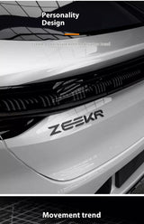 For ZEEKR 001/X/007/7X Zeekr001 Car Badge Modification Blackened Tail Logo Sporty Modified Letters Car Interior Accessory OEM