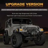 Switchback LED Signal Lights for Jeep Wrangler TJ Car Interior Accessory iJDM