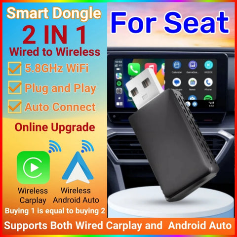 Wireless CarPlay and Android Auto Adapter for Seat Models CarPlay Adapter OEM