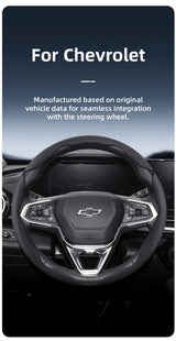 Breathable Leather Steering Wheel Cover for Chevrolet Cruze Car Interior Accessory Hocasen