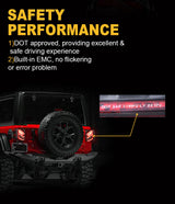 LED Tail Light for Jeep Wrangler JL 2018-2023 European/US Version Brake Reverse Running Light Rear Lamp 12v Drl Car Accessories