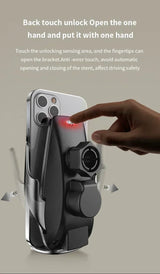 Smart Wireless Fast Charging Phone Mount for Honda CR-V 2007-2011