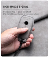 Car Key Cover For Mercedes Benz A C E S G Class GLC CLE CLA W177 W205 W213 W222 X167 AMG Leather Car Key Protective Cover
