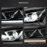 Dual Beam Projector Headlights for Hilux 2015-2020 LED Ambient Light VLAND