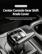 For Chevrolet Silverado (2022-2023) Carbon Fiber Center Console Gear Shift Knob Cover Car Interior Accessory OEM