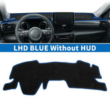 Premium Dashboard Sunshade Mat for Toyota Yaris Cross 2021–2024 Dashboard Mat CATUSIKI LHD BLUE NO HUD
