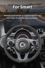 Suede Anti-Slip Wheel Cover for Smart Fortwo Car Interior Accessory Hocasen
