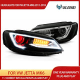 Headlight Dual Beam Projector for VW Jetta 11-18 Car Interior Accessory Vland