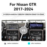 12.3-Inch Android 14 Navigation System for Nissan GT-R 2017–2024 Android Head Unit Aotsr