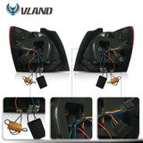 LED Tail Lights for Volkswagen Polo 2011-2017 Tail Light Assembly Vland