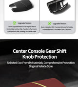 For Changan UNI-V (22-) & CS75 (24-) Original Leather Center Gear Shift Knob Cover Anti Scratch Car Interior Tuning Accessori