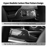 For BMW 5 Series F10 GT (2011-2017) Carbon Fiber Car Steering Column Shifter Cover Gear Shift Lever Auto Interior Accessories