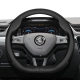 Ultra-Thin Breathable Leather Cover for Skoda Octavia Car Interior Accessory Hocasen