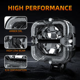Super Bright LED Work Light Bar for Car Offroad Truck SUV ATV Motorcycle White & Amber Drl 12v Led Lamp Driving Light Spotlig