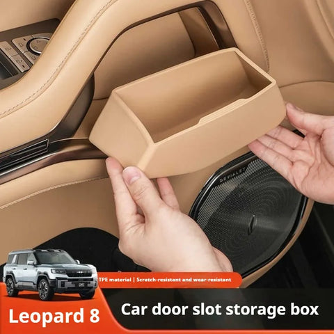 For Leopard 8 BYD Formula Leopard 8 Car Storage Box Door Slot Storage Interior Accessories Interior Mouldings OEM