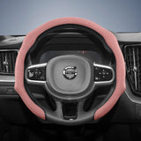 Premium Suede Steering Wheel Cover for Volvo XC60 XC90