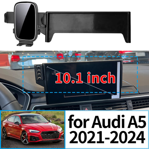 Smart Wireless Charging Phone Mount for Audi A5 2021–2024 Car Phone Holder CATUSIKI