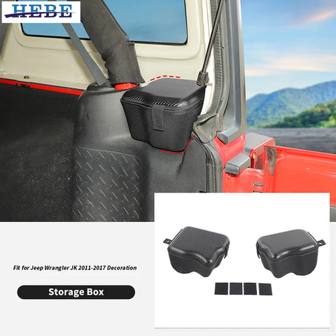 EVA Trunk Storage Boxes for Jeep Wrangler JK 4-Door Car Interior Accessory HEBE