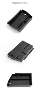 LHD for Hyundai Sonata 2024 N-line Armrest Storage Box Anti Dirt Pad Wireless Accessories Tidying Fit Left Hand Drive Armrest