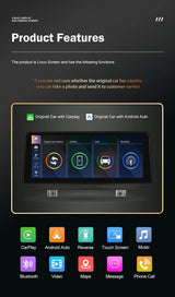 Wireless CarPlay Android Auto Screen for BMW 1 Series 2004-2012