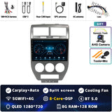 Android 15 Multimedia Stereo with GPS for Dodge Caliber 2007–2012