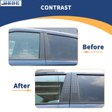 Window Cover Trim Black Aluminum for Dodge Ram 1500 Car Interior Accessory HEBE