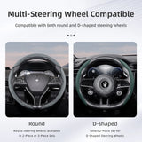 Quick Release Leather Wheel Cover for Maserati Models Car Interior Accessory Hocasen