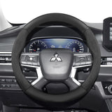 Carbon Suede Steering Wheel Cover for Mitsubishi Car Interior Accessory Hocasen