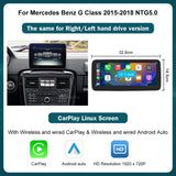 Wireless CarPlay Android Auto Multimedia Display for Mercedes