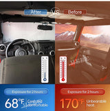 Window Sunshade Foil for Jeep Wrangler JK 2007-2017